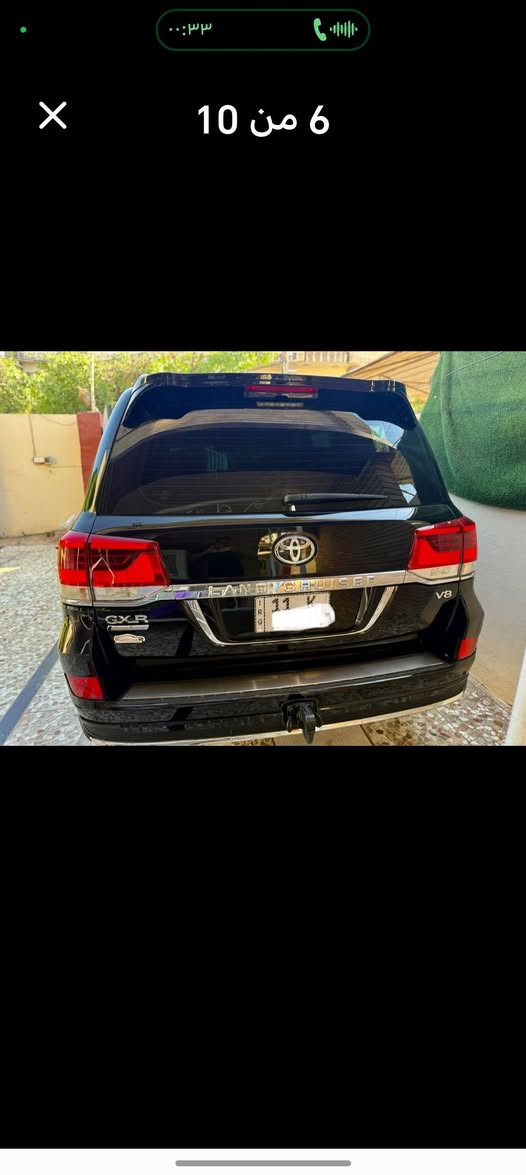 لاندكروز 2019 ساز GXRمحرك V8
السعر 415 ورقة 

مواصفات فول V8 سعة 4.6 
رقم بغداد انكليزي اب اسمي 
ماشية 177 الف كيلو متر 
ملاحظة صبغ الهلال مال جاملغ الخلفي والباقي الكشر مكفول من الصبغ والتبديل المحرك والكير كفالة من الفتح والتبديل 
تخم تاير جديد دنلوب اصلي  صدر وميكانيك جديد مابيهة اي نقص غرفه السيارة مبينه نضافته بل صور 

موقع السيارة بغداد الكرخ الجامعة

السعر 415 ورقة نقد بدون مراوس 

اي استفسار الاتصال على 
‭***********
