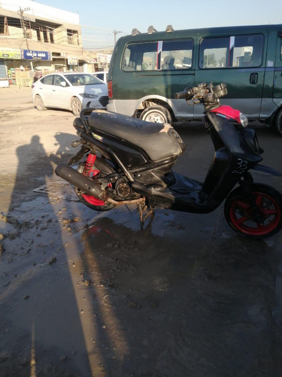 سلام عليكم شباب دراجه للبيع سكني جبلي سعر 900 وبيهه   مجال    عنواني ابو غريب شهداء 0750 958 2822‬
