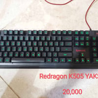 كيبورد Redragon • Redragon YAKSA K505 • كيبورد Redragon LED • لوحة مفا...