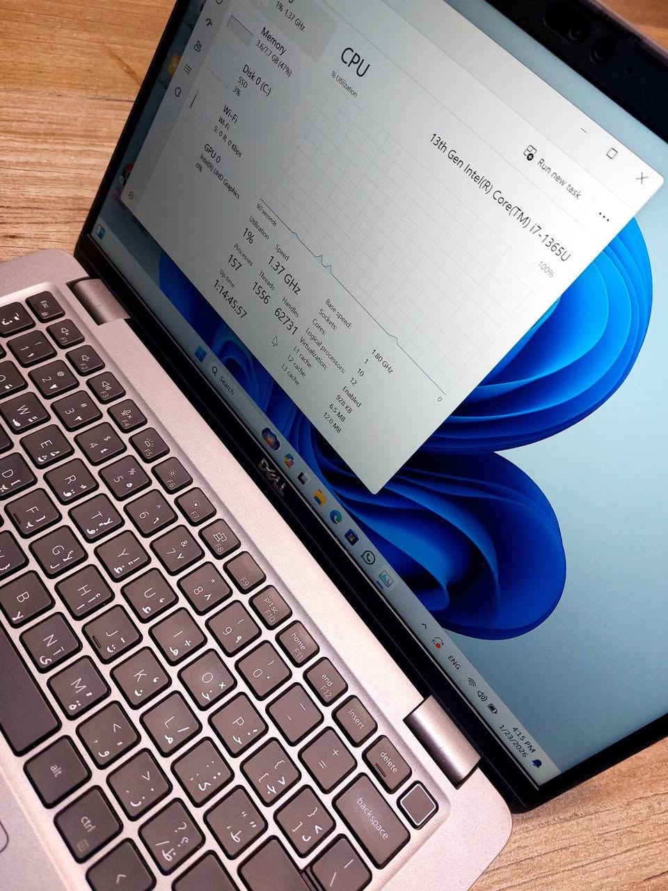 موديل مميز جدا DELL 5440 Ci7 جيل13 عشر نظافة عاليه جدا 
 السعر (650 الف_عراقي)  للتواصل ***********
……………………
✓ المعالج Core i7-13565U جيل13
✓ ذاكرة الوصول العشوائي (الرام) 8GB 
✓ التخزين( الهارد) SSD 512GB 
✓ مقاس شاشة 14 انج دقة عالية 
✓ منفذ HDMI & TYPE C 
✓شاحنة Type c 
✓ كيبورد  عربي انكليزي
…………………………………
