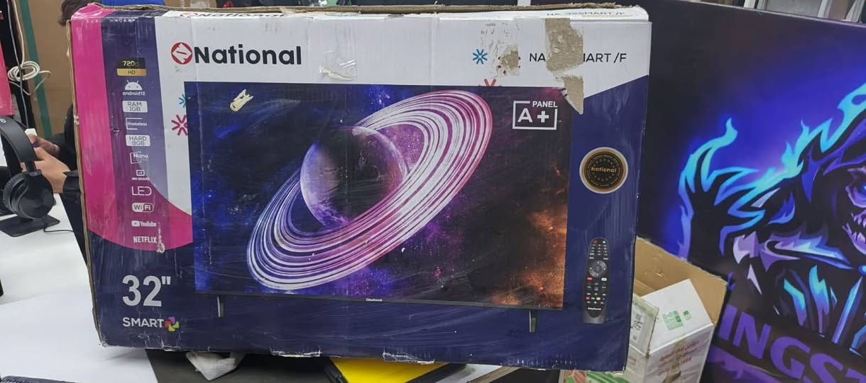 السلام عليكم تلفزيونات حجم ٣٢ سمات فول مواصفات جديد مامستعمل بعدها بل كارتون سعر ١٢٠ الف البريد يتصل على الرقم الموجود ***********
