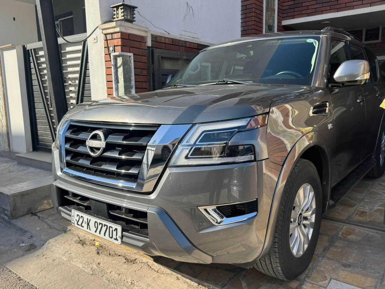 نيسان أرمادا (باترول) 2022
مواصفات SV – وارد أمريكي
دفع رباعي 4WD – 7 ركاب
صبغ البنيد فقط، ضرر بارد
عداد 68,000 كم
ثلاث قطع تبريد
رقم أربيل باسمي
فحص وسنوية جديدة

السعر: 319 ورقة 
العنوان: بغداد
للاتصال: *********** بغداد, العراق
