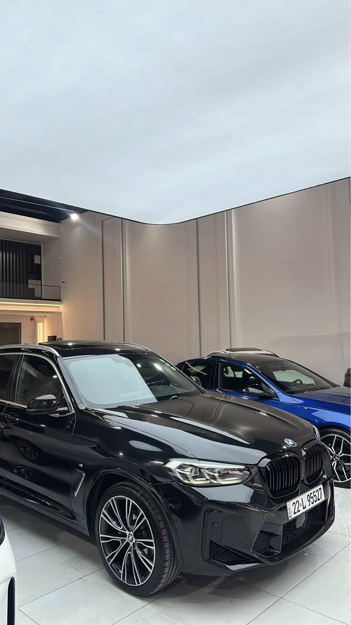 BMW X3 m paket 
S3r 265
2023 
35000mil royaa 
2 parchay haya boyax 
Panorama
7asas kamera 
Naw sore belladeya  
Erbag sukanu shan taqya bellade dandraytawa 
Geru makena ba shart 
Shanse ba shart 
*********** أربيل, العراق
