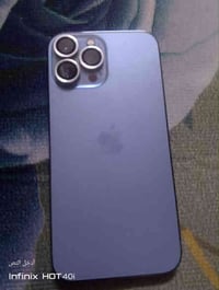 ياالله 13بروماكس ذاكره 256 بطاريه 96جاهز نضيف بمعنه الكلمه الكامره ضال...