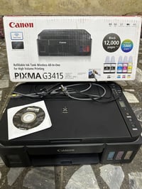 طابعة كانون موديل ٣٤١٥ يحتاجله تبديل كاترج ويحتاجله احبار ب ٣٥ الف بس ...