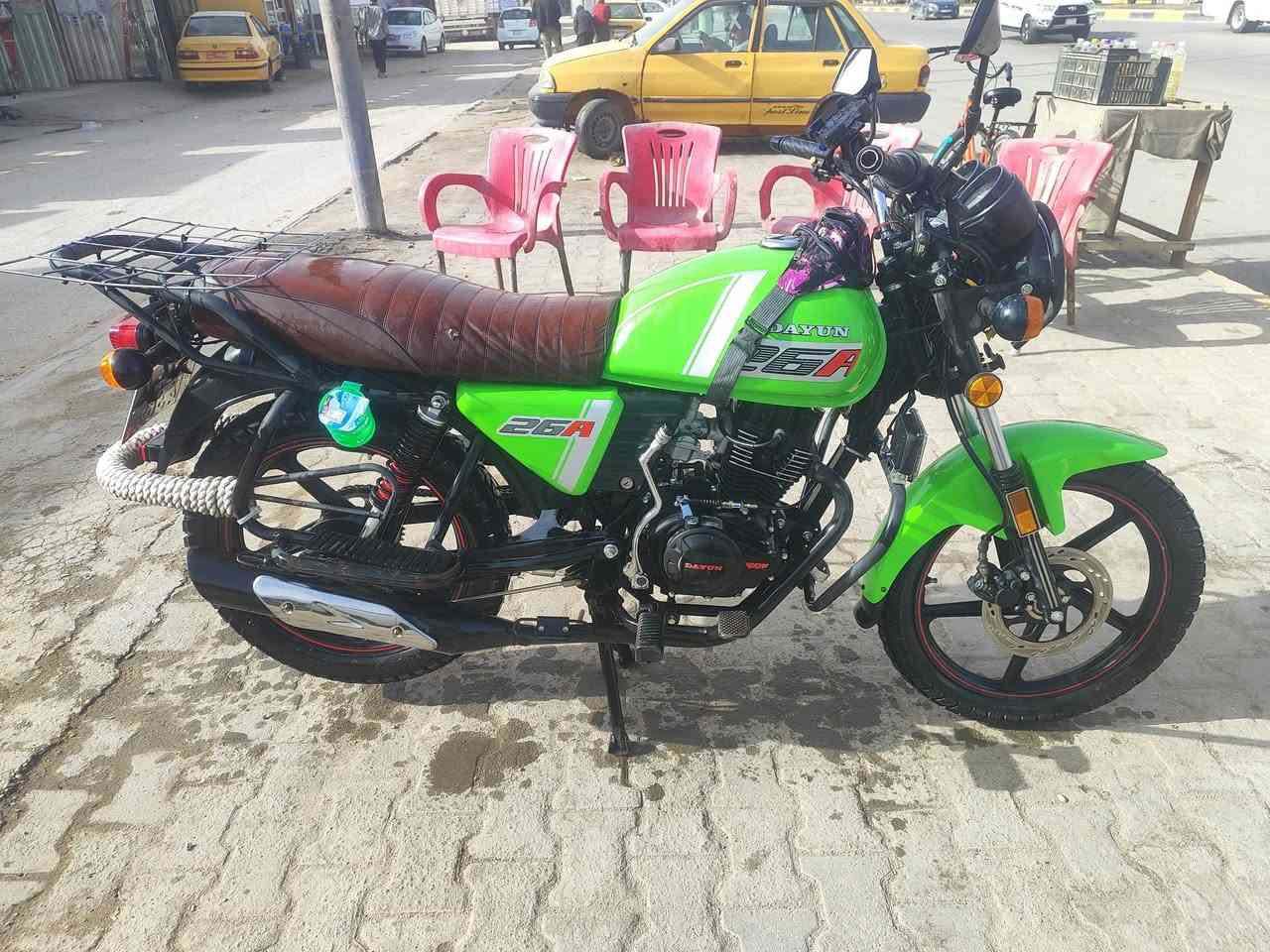 دايوان 23
حجم 150

رقم وسنوية انكليزي كربلاء 
دراجه مامتعوبة و متعوب عليها دهن شرط من المعرض لحد الان فقط امزويل وكل 1500 كيلو يتبدل يعني المكينة ناعمة و بعدهي مابيها برغي مفتوح كلها ابلادي 

نواقصها بسيطة العنبار طاك 
و واير عداد بس ذني نقص 
و الاستان الصفح محلوم 
باقي كلشي شغال و ابلادي اشاير هورن سلف كهربائيات كلها شغاله 

معروضة 2150 وبيها مجال بسيط 
كربلاء حي الحسين 

***********
