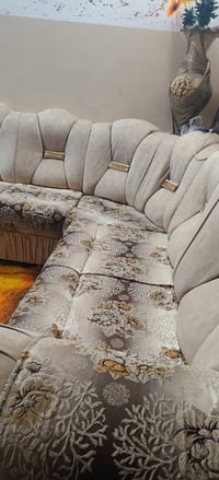 ديوان 12متر اسفنجة رقم واحد اقماش جديد خشب شغل موصل السعر 400 اوبي مجا...