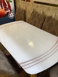 ميز مرمر • ٦ كراسي • بغداد بلديات