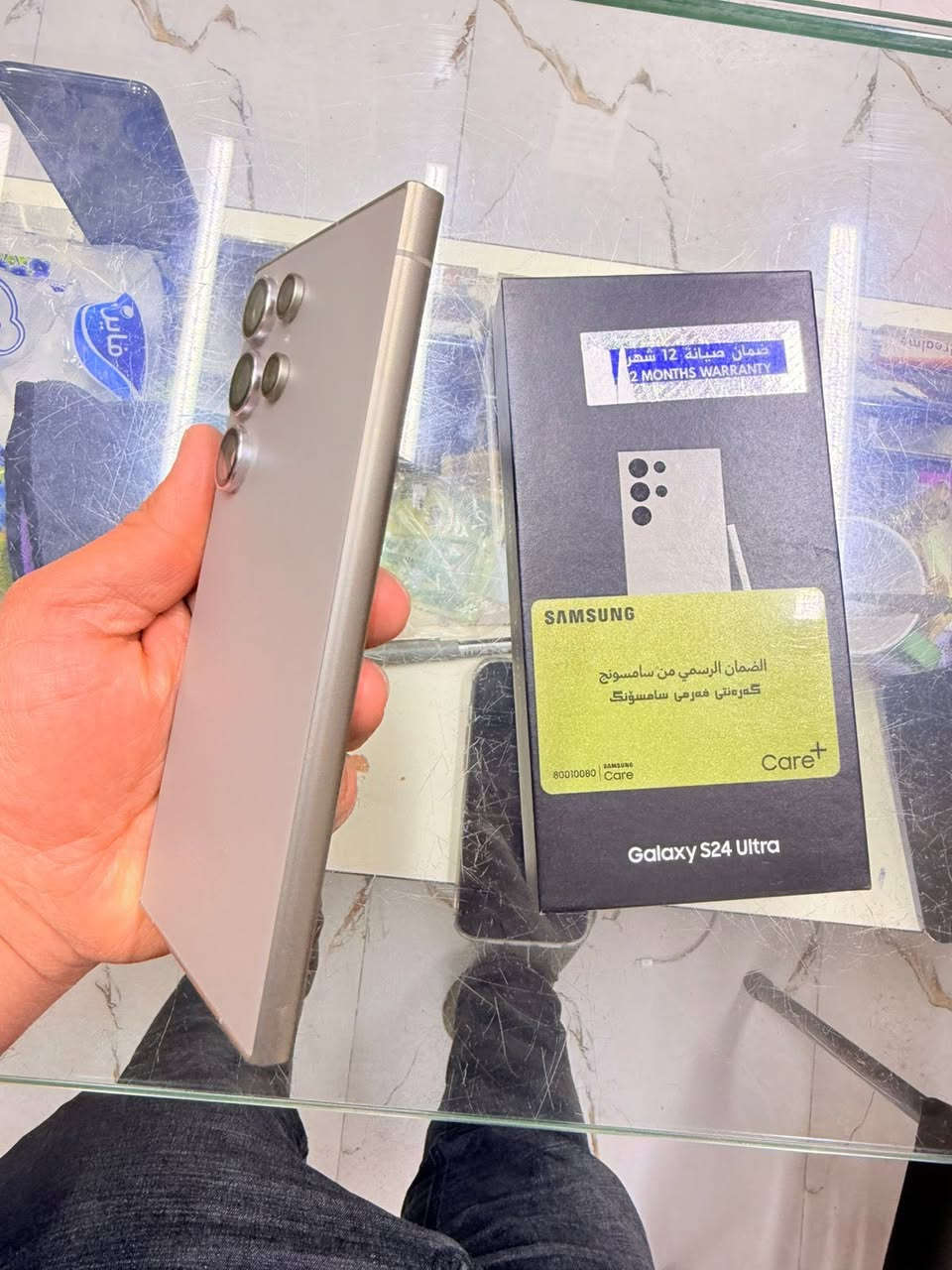 سامسونج اس 24 الترا ذاكرة 512
ابو كارت شاشة ضمان دبل خطين نظافة ١٠٠/١٠٠ وملحقاته كاملة ((( سعره جدا مميز راسلني على الخاص اكتبلي تم يجيك سعره ))) وشعندك للبيع او مرواس او تشتري كلشي نستقبل راسلني عالخاص عنواني النجف 
*********** رقمي هذا للاستفسار
