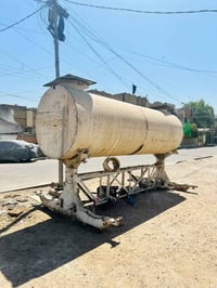 تانكي السعه 6000 لتر  يفيد للعمل  للمولدات  للمعامل  بليت ثخيك كلش وزن...