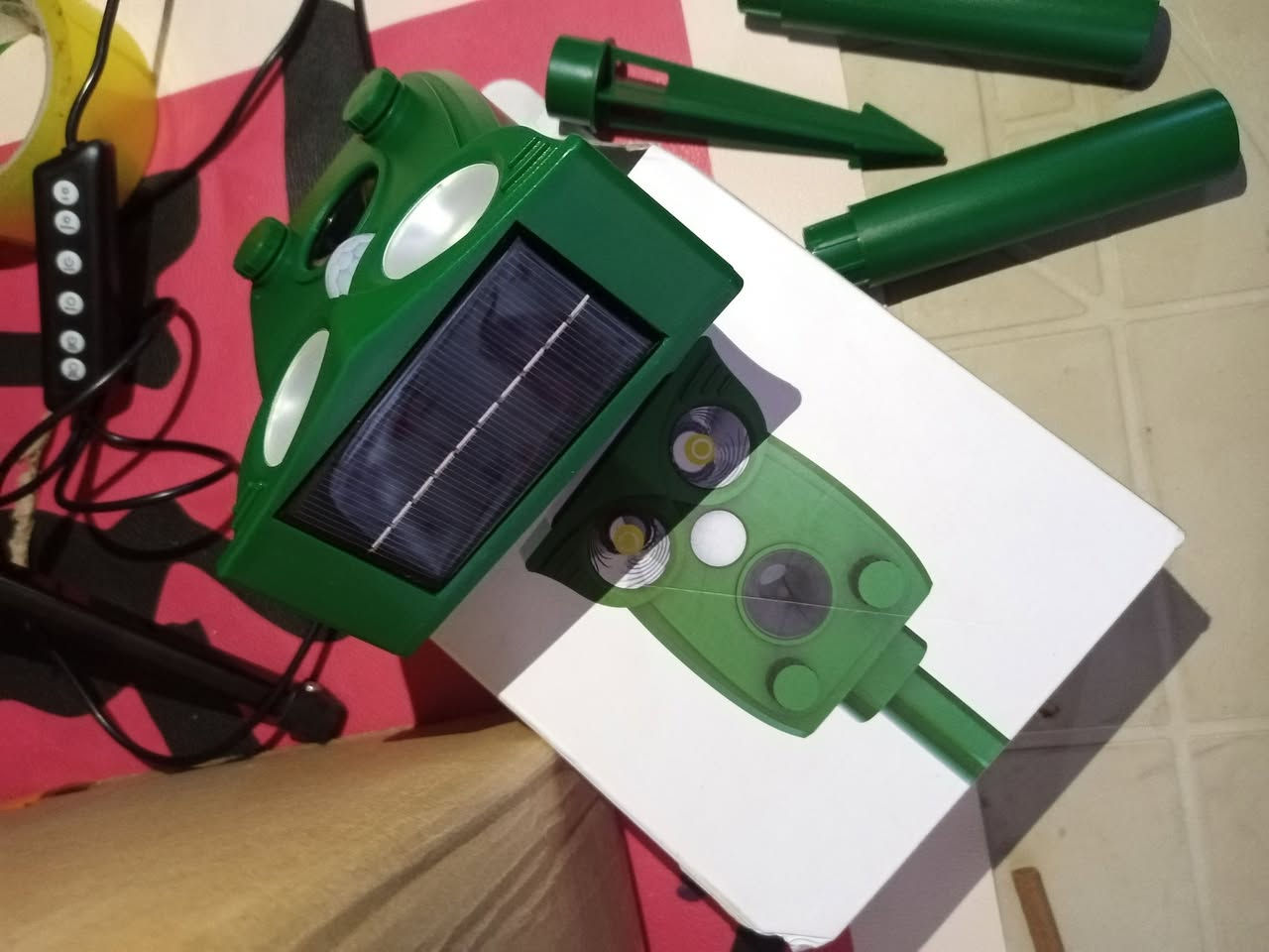 طارد حيوانات بالموجات فوق الصوتية ويعمل بالطاقة الشمسية. سعره 10


**إذا كنت صاحب هذا الإعلان وتريد حذفه لأي سبب، رجاءا أرسل رسالة إلى الدعم الفني**