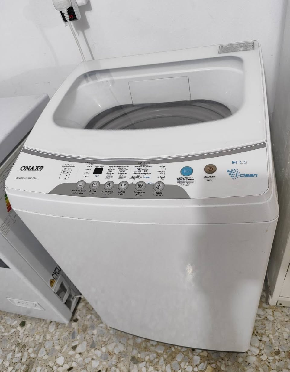 غسالة onax (١٠ كيلو )جديد لوك استعمال قليل شرط الفحص .
مكاني بغداد /حي الاعلام
السعر 150 الف
اي استفسار ***********
