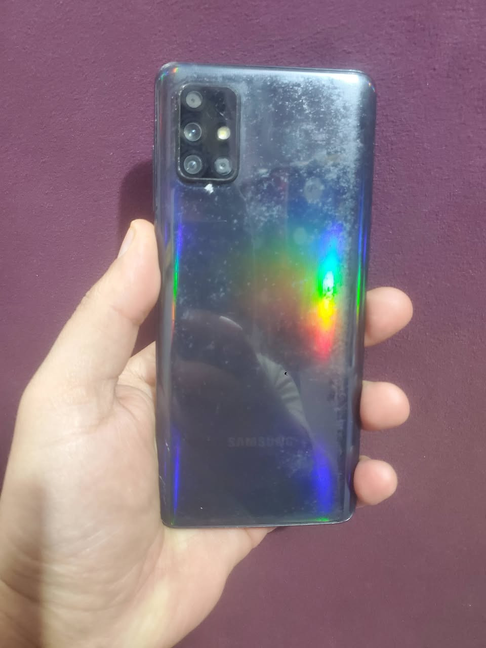 السلام عليكم كلكسي A71 ذاكره 128 الجهاز نظيف ممفتوح بي طبع خفيف بالشاشه السعر 90 مكاني بغداد حسينيه الراشديه ماعندي توصيل رقم ***********
