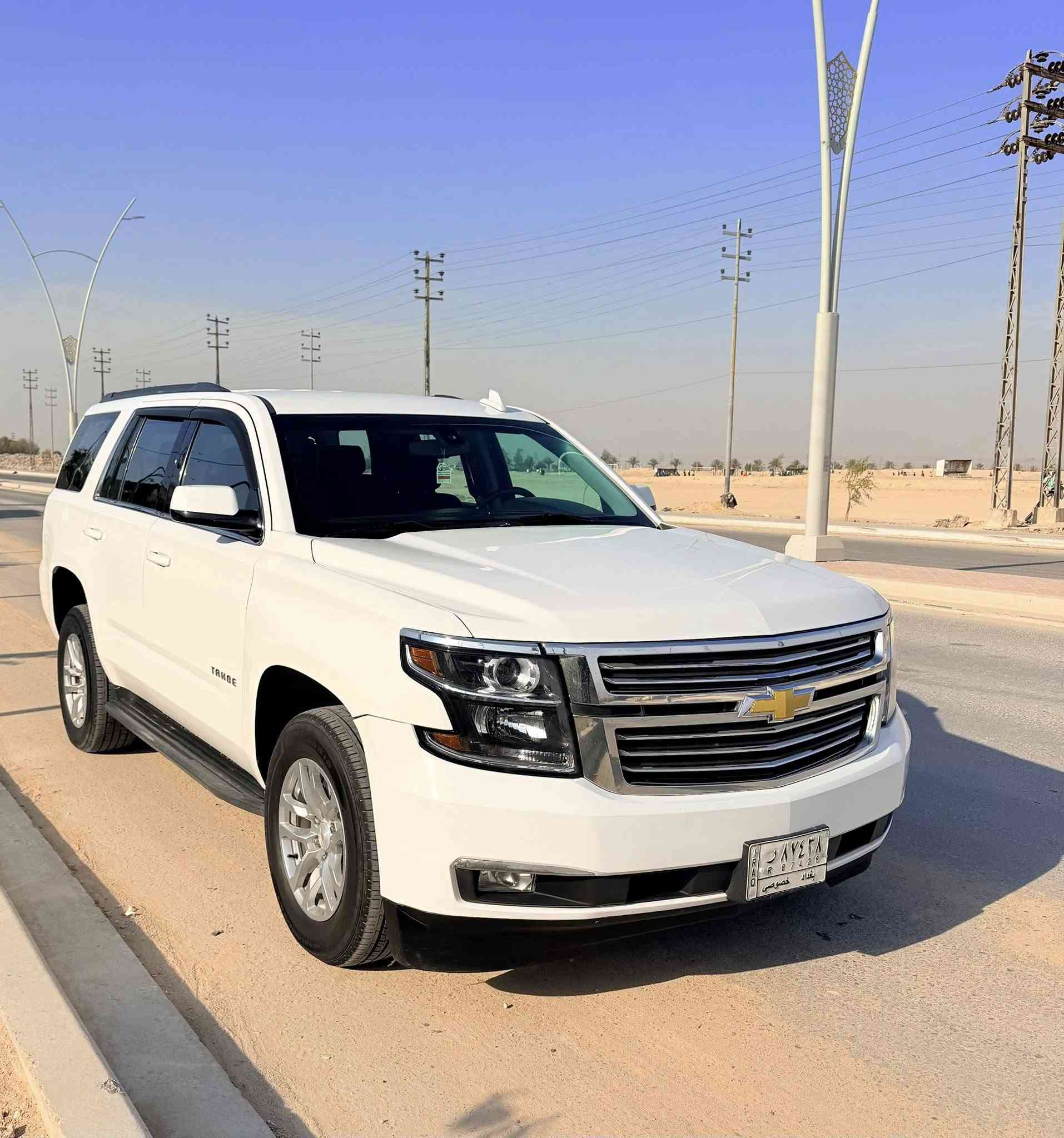 تاهو 2019 للبيع 
 
لون ابيض 
وارد امريكي
ماشية 92 الف ميل
داخل جلد
كشنات اماي كهرباء
حساس خلفي
كامره خلفيه

تخم تاير جديد
حداديه جديده
دوشمه كشنات
كير جديد 
محرك كفاله 
تبريد وكهرباء كلها شغاله 

السيارة بيها جاملغين امامي وبنيد صبغ 
وبيها طخات وسونارها موجود 
رقم بغداد بأسمي تحويل 
مكانها (البصرة-الزبير)
سعرها $320 ورقة وبيها مجال 
للاستفسار 
‭***********‬ 
متوفر اتصال + واتساب
