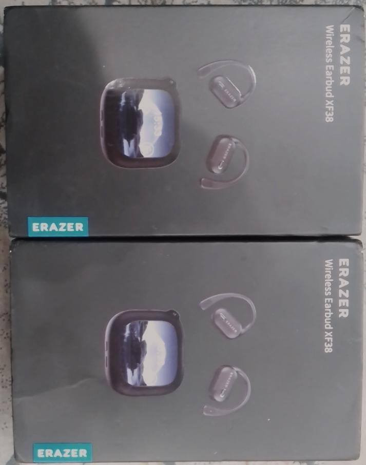 ايربودز Erazer XF28 
مع شاشة متحركة وتطبيقات
ايربودز Erazer XF38
مع شاشة متحركة
ايربودز XT60pro Erazer
الاسعار اسفل الصور.
يتوفر توصيل لكل المحافظات


**إذا كنت صاحب هذا الإعلان وتريد حذفه لأي سبب، رجاءا أرسل رسالة إلى الدعم الفني**