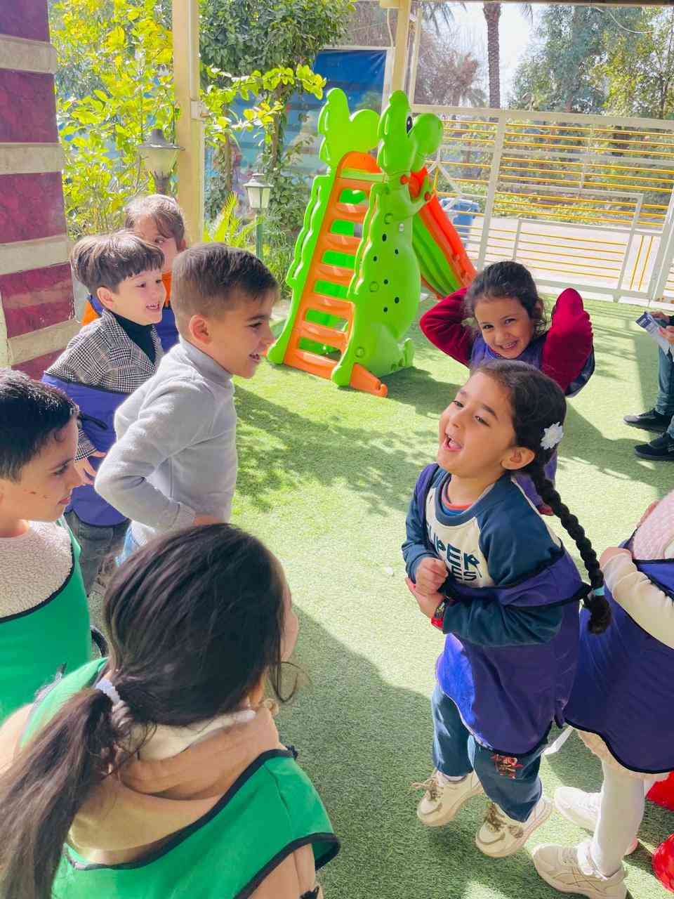 فعاليات اليوم الأول من مهرجان الربيع 🌸⚽
انطلقت فعاليات مهرجان الربيع في روضة وحضانة الحلم الأول مع اليوم الرياضي المليء بالحركة والحماس 🏃‍♂️🎉
أطفالنا استمتعوا بالألعاب الرياضية، والضحكات ملأت الأجواء، في يوم مليء بالطاقة والفرح والمرح 🤍
ذكريات جميلة وبداية رائعة لمهرجاننا 🌸✨

📍 فرعنا الأول : بغداد – العامرية – نهاية شارع الملجأ – قرب المجلس البلدي
📞 للتواصل والاستفسار: ***********
📍 الفرع الثاني :حي الجهاد - سريع حي العامل - قرب مسبح الرافدين
📞 للاستفسار والتواصل: ***********

📌 تابعونا لتكونوا جزءًا من رحلتنا التربوية، ولتتعرفوا على رؤيتنا ورسالتنا وأهدافنا التي نطمح لتحقيقها معكم.

خطوة طفلك الأولى تبدأ من حلمه الأول 🌱
#روضة_الحلم_الأول #الحلم_الأول #حي_الجهاد
#العامرية
