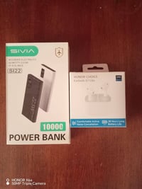 سماعه HONOR CHOICE وبور بانك سعر سماعه 25 سعر بور10 رقمي 07771724096