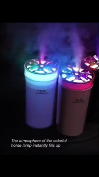 مبخرة H2O • USB مضيئة • مع عطور