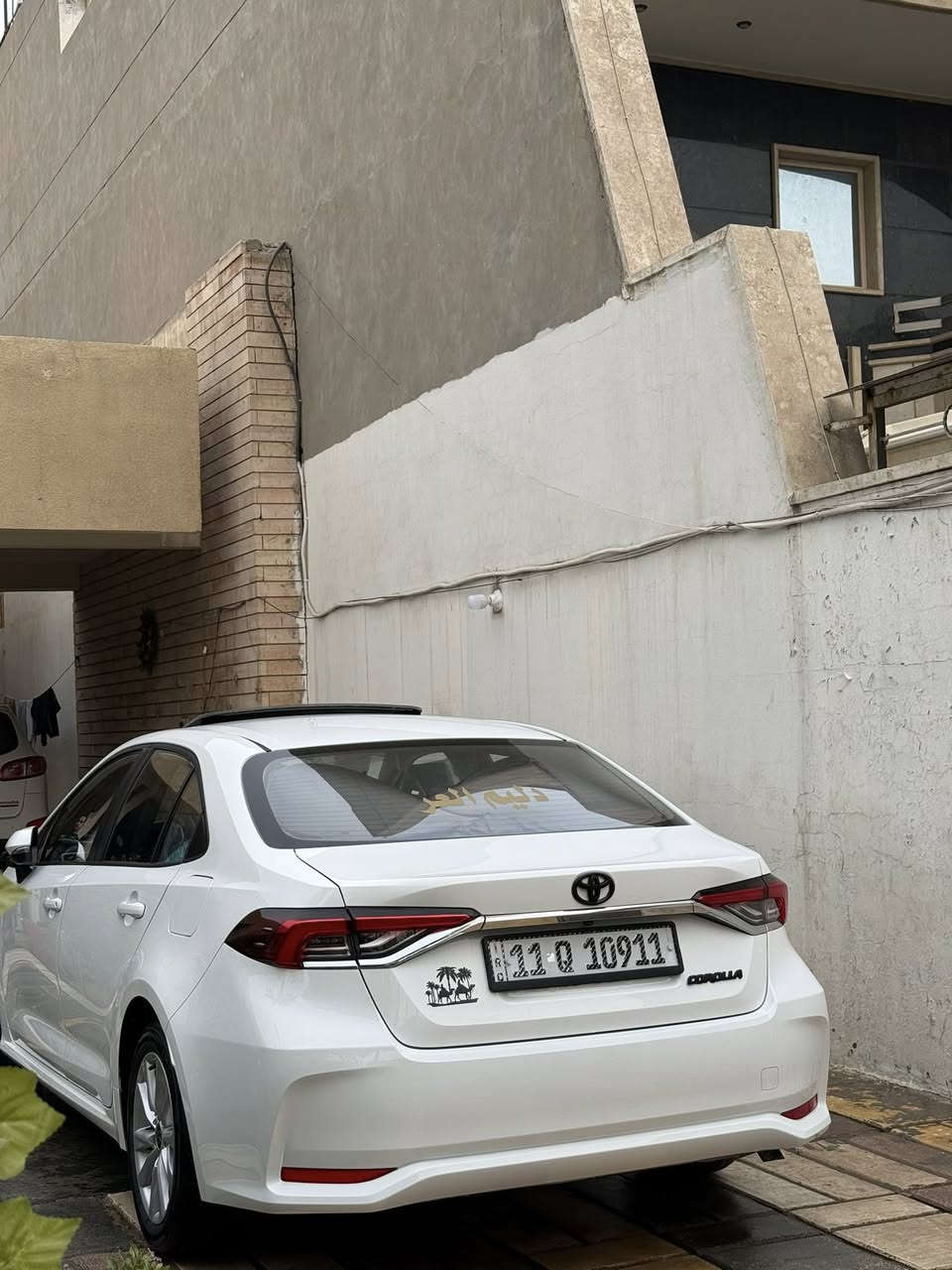 سلام عليكم 🚫زيروو
للبيع فقط 
كورلا هايبرد شكل خليجي 
موديل 2025 فول مواصفات 
عدا الكراسي غير كهربائية 
السيارة ماشيه :- 5000…  
السيارة جاهزه من كل النواحي ربع متذب عليها   
عليها دوشمة لون فيروزي 🩵 
 رقم دولي جديد بغداد تحويل ثاني يوم 
رقم شبه مميز :11 9 10 
السعر :-160  🔒
مكان السيارة : بغداد الكرخ  
***********  اتصل و تدلل
