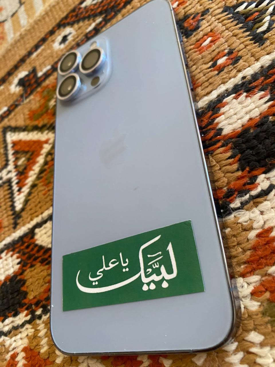 ايفون ١٣برو ماكس ذاكره ٢٥٦بطاريه ٧٥مريكي مكفول من زلغ سعر ٦٧٠وبيه مجال قليل ***********
