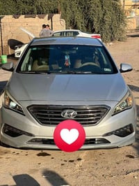 سوناتا2015وارد امريكيGd مكفولة كفالة عامه ماشية11الف سيارة نص فول/رقم ...