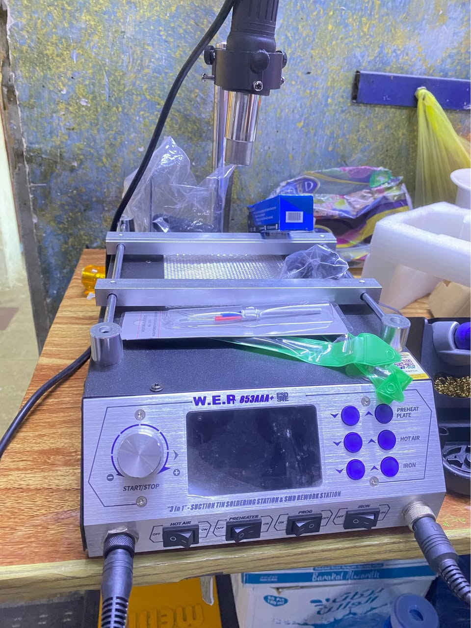 هيت گان 3 في 1 منضمنه BGA جيبست VRAM 
الجهاز يعمل محولة 110V نظام اوربي المحولة مع الجهاز 
ملف نحاس درجة اولى الجهاز غير مستخدم 
السعر 250 الف بغداد, العراق


**إذا كنت صاحب هذا الإعلان وتريد حذفه لأي سبب، رجاءا أرسل رسالة إلى الدعم الفني**