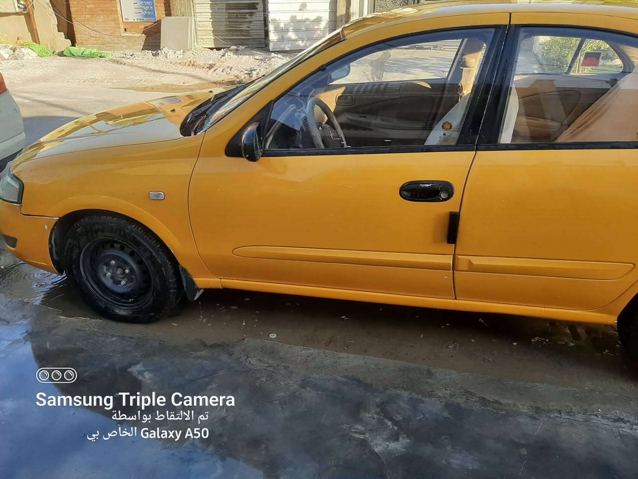 السلام عليكم للبيع نيسان سني كوري تكسي موديل2008 رقم بغداد  الجديد بسمي  بدون ضرر هزه جديدة سنوية جديدة كير محرك.تمام تخم تاير جديد دبلات امامي خلفي جديد السيارة نقصها مشط استرين  العنوان حي للخصراء  رقم موبايل *********** السعر 68 $ وبيه مجال

