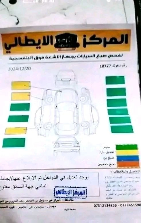 توكسن موديل 2014خليجي رقم دهوك جديد كابون بانزين محرك كير شرط ضرر جاملغ اليسار الشاري يفحص وبيها ملاحضات رصعات #السعر_155_وبيهامجال شاري اتصل على الرقم 🔴***********🔴مندوب الثقه بادارت ابو محمود بيع سريع عندك سياره ارسل صور السياره وتفاصيل على الواتساب رقم موبايل🔴 ***********🔴موصل الايسر
