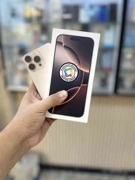 السلام عليكم 
‏iPhone 16 Pro Max
بطاريه 100‎%‎
ذاكره 256
جهاز نظيف شخط واحد ما بي 
جهاز بعده داخل ضمال ينتهي ضمان مالته 2026 بشهر 4
جهاز كارتونه و كيبل الأصلي مالته موجود 
سعر مليون 500 (1,500,000)
العنوان بغداد جديده 
رقم ***********
