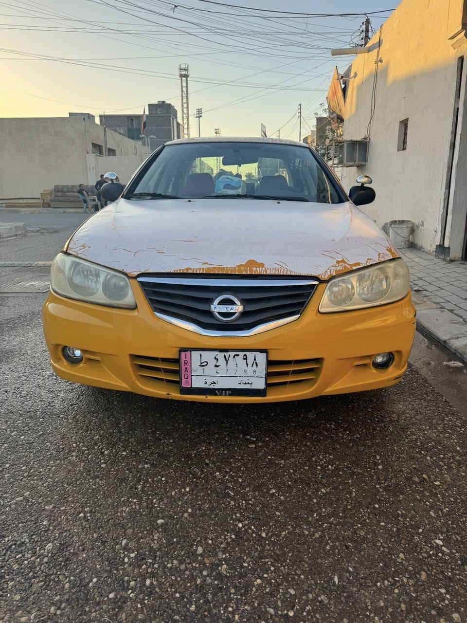 سني نيسان 
٢٠١١ كير عادي 
محرك قبغ اسود المرغوب 
مؤسسة 
اصفر بلادي 
هيئة وبحث مصفر 
تحويل ثاني يوم 
رقم بغداد 
ضرر بجم بس 
***********
مكاني الرمادي
