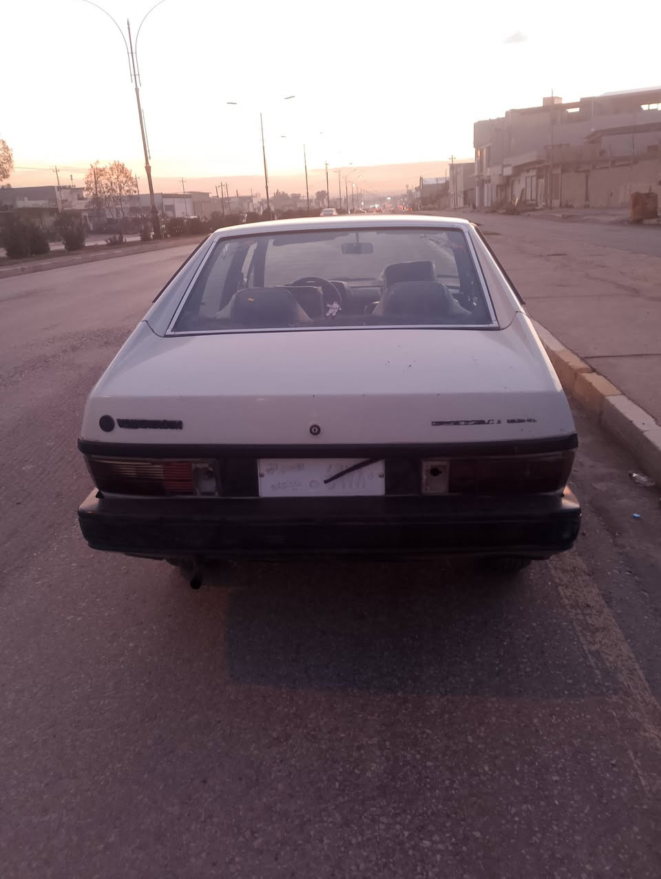 سلام عليكم
برازيلي مديل 86 بدون صبغ طخم تاير جديد طخمها حيل نضيف كابون بانزين ماستر شرط التحويل)(محرك كصه كير خمس نمر ويرمنيتها شغاله)(***********)(***********)السعر طالب عليها 20  وبيها مجال رقم نينوى
