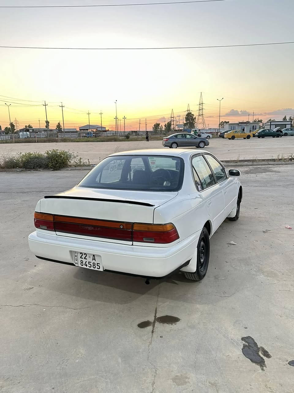 سلام عليكم كورلا محور موديل 1992 رقم اربيل بسمي 2031 جديد رقم انگليزي بس تحويل سياره صبغ حيزام جماليه بدون طرب گير محرك 16 بدون عبب لا صرف لا بغار اوتوماتيك تبريد شغال دشبول يسره بلاد سياره علي ايدي معمره اي نقص مابي 
سعر 60 بي مجال 
مكان كركوك 
رقم موبايل ***********
