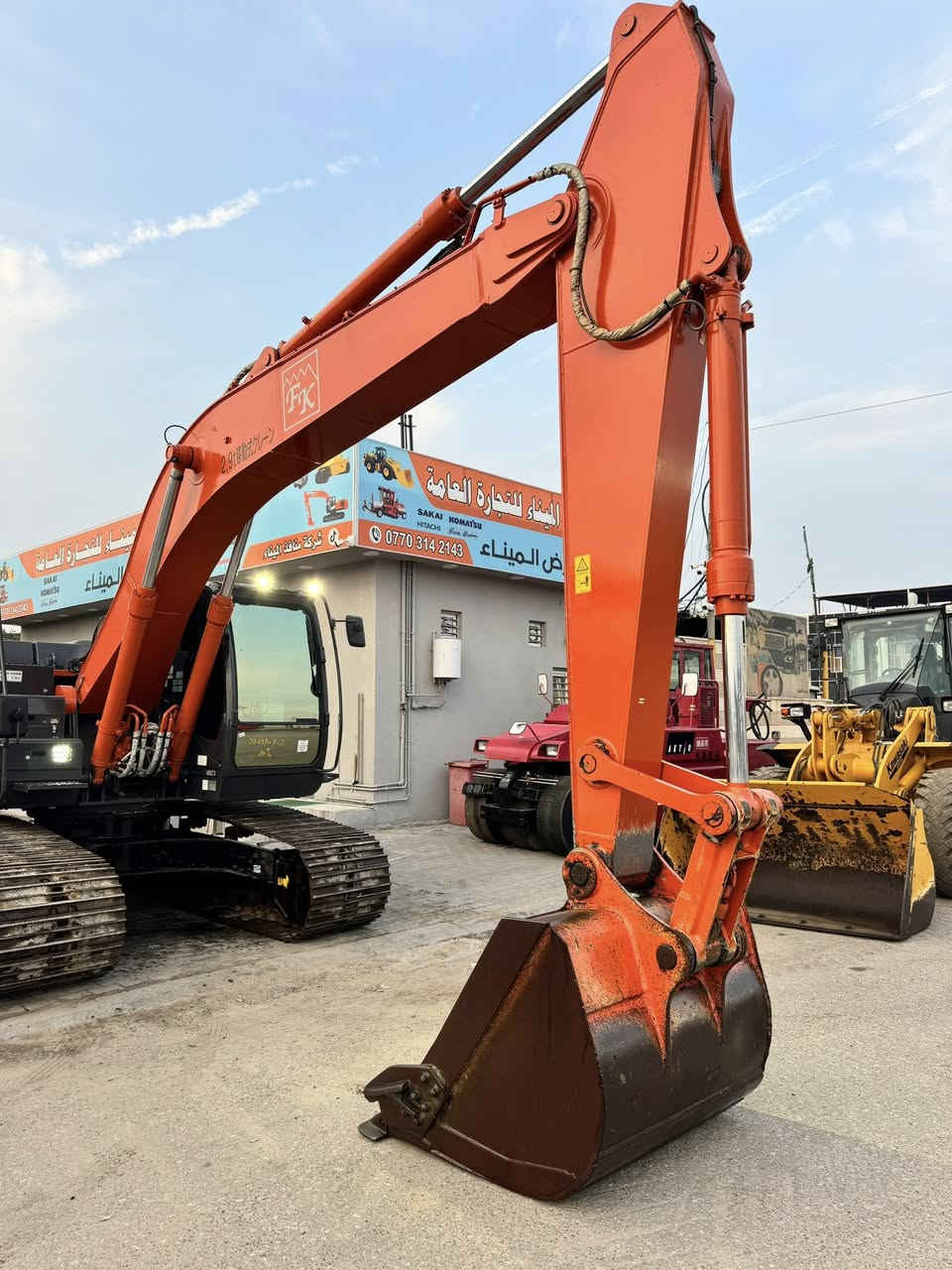 وصلت لدينا حفارة هيتاشي ZX200-6
-موديل 2020
-جديد بحالة الوكالة
-بدون صبغ
-تم الشحن بدون تفصيخ 
-وارد يابان
-الموقع📍بصرة-معارض ساحة سعد-خلف محطة وقود المعارض
شركة منافذ الميناء
***********☎️
