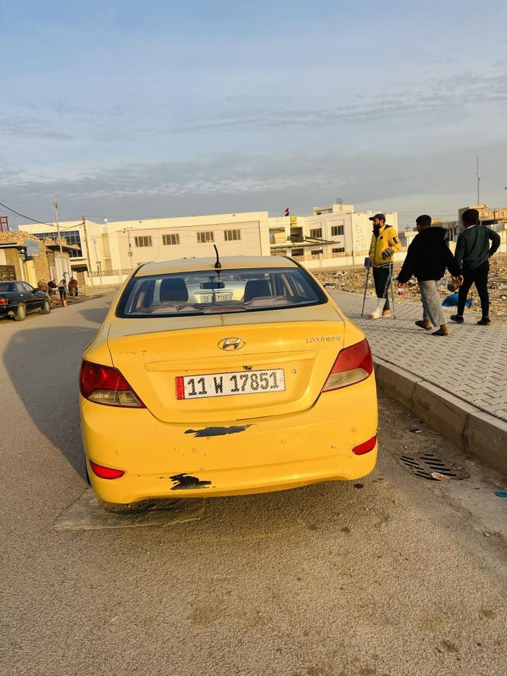 سلام عليكم اكسنت موديل 2013 خليجي ابسمي ساره رقم بغداد مكان كوت تخم تاير حداديه جديد سعر 75 وبيه مجال  غير متواجد على نت ***********
