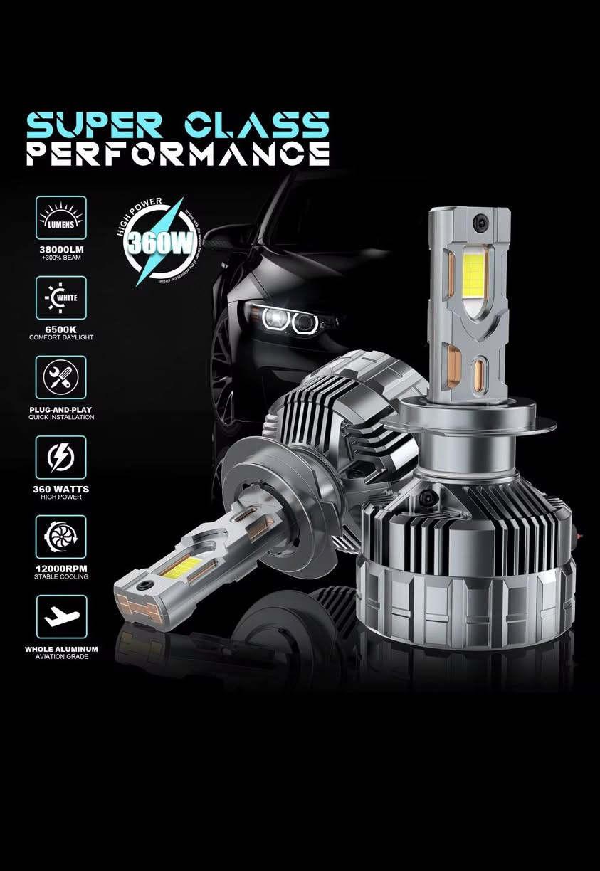 H4
360 watt
36000 lumen
6500 K white 
Torbo Fan 
تاکی شەش بەڕادی مس،یەکێکە لە بەهێزترین لیدەکان مارکەی challnge بازاڕی نیەو لێرە بونی نیە زۆر زۆر بەهێز بە زەمان


**إذا كنت صاحب هذا الإعلان وتريد حذفه لأي سبب، رجاءا أرسل رسالة إلى الدعم الفني**