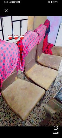 ميز طعام • مرمر • كراسي