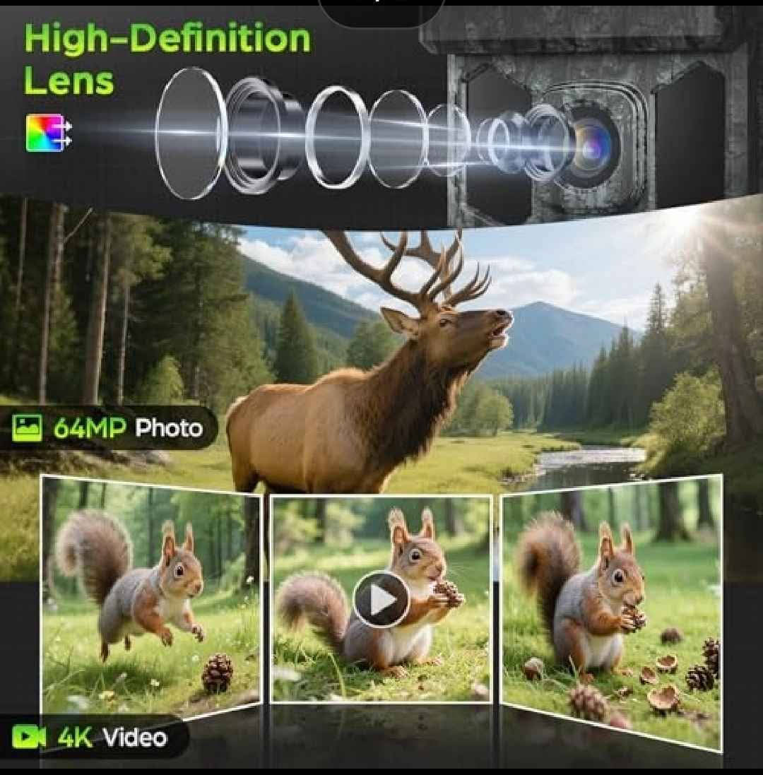 تفاصيل المنتج

 حول هذا البند
سعر المنتج الحقيقي: 105$

 فيديو 4K وصور عالية الدقة 64 ميجابكسل]: تم تجهيز كاميرا wifi Trail ببصريات متطورة ومستشعر قادر على التقاط ما يصل إلى 64 كاميرا وفيديو صوتي 4K، وقاطع أقصى ما في اللقطة والحركة بدقة عالية، وهي مدعومة بمصابيح LED منخفضة التوهج 850 تكبير لتحسين رؤية ليلية أكثر وضوحًا حتى 65 في الليل) من 940 كولور، وتؤذن بعدم الراحة.  استمتع بجمال و أثار عالم الحياة البرية عن قرب.

 مشغل 0.2 ثانية و 5 طلقات متفجرة ) : تم تجهيزه

 كاميرا الحياة البرية مع ضغط حركة الرؤية الليلية PIR عالية / متوسطة / منخفضة مع مشغل 0.2 حصرية المحفزات الكاذبة أو ضبط الضياء) ويمتزج التصميم المموه مع بيئة المحيط، بالإضافة إلى 5-1 طلقات نارية، يمكن التقاط لحظات الحياة البرية الأكثر وضوحًا وحيوية دون إزعاج الحيوانات؛  لقد تم تصميمه خصيصًا للحركة السريعة والمشاهدة المثيرة.  (نطاق اكتشاف PIR يصل إلى 70)

 الطاقة الشمسية المتزايدة: يتم تشغيل كاميرا المسار الشمسي بواسطة لوحة أو منفذ طاقة شمسية من بطارية ليثيوم أيون قابلة لإعادة الشحن، و 4 بطاريات AA (غير متضمنة) ومصدر طاقة تيار مستمر 6 فولت / 1.5 أمبير غير متضمن كمصدر طاقة بطاريات، حرية التبديل بين أجهزة إمداد الطاقة، بعيدًا عن مشكلة استبدال البطارية بشكل متكرر، وتوفير المال الوقت.
 اتصال WIFI ومشاركة الملفات ) : مراقبة تطبيق TrailCam Go" بشبكة WiFi مدمجة في اللعبة وتقوم بمعاينة / تنزيل الصور أو مقاطع الفيديو مباشرة وقاط الصور، وتعيين المعلمات، وما إلى ذلك في نطاق 49 وتعتمد على الاتصال (WiFi)، وتتبع أيضًا كابل استخدام النوع C أو قارئ بطاقات لعرض الصور أو مقاطع الفيديو على بطاقة SD (ملاحظة: الكاميرا لا تدعم الاتصال بالمسرح المنزلي . دعم WiFi المنزلي

 (اتصال

 بطاقة SD 32 جيجا مجانا تسجيل البطاقة والحلقة : بطاقة Micro SD مجانية 32 جيجا تدعم الحد الأقصى 256 جيجا غير متضمنة)، تقوم الكاميرا مباشرة باستبدال الصور أو شريط الفيديو القديم التسجيل عندما تكون بطاقة Micro SD تنسيمة مصنفة IP66 مقاوم للماء لتشغيلها في درجة الحرارة القصوى ) درجة البدء إلى 140 درجة فهرنهايت / 15- درجة مئوية إلى 60 درجة مئوية) تتحمل البيئات المتنوعة المتنوعة للصحاري والغابات المتعددة والغابات تعلم من العالم للصحاري  والغابات المطيرة والمزارع ومواقع البناء والحظائر وحدائق الحيوانات ومحميات الحياة البرية. أربيل, العراق


**إذا كنت صاحب هذا الإعلان وتريد حذفه لأي سبب، رجاءا أرسل رسالة إلى الدعم الفني**