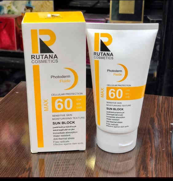 ☀️ واقي شمس روتانا الأصلي SPF 60 ☀️
حماية عالية وفعّالة من الأشعة فوق البنفسجية 🌞

✔️ حماية من الأشعة فوق البنفسجية
✔️ يساعد على توحيد لون البشرة الداكنة
✔️ يقلل من ظهور البقع الصبغية الناتجة عن الشمس أو الحمل أو الحساسية من الضوء

💧 مميزات المنتج:
• Immediate absorption – امتصاص فوري
• Anti thermal stress – حماية من الإجهاد الحراري
• مقاوم للماء
• واقٍ طبي مناسب لجميع أنواع البشرة
• مثالي للبشرة الحساسة

🌿 خالي من العطور والبارابين
🌿 لا يسبب انسداد المسام

🔬 يؤمن حماية عالية بعامل حماية SPF 60 لتعزيز الدفاع ضد الأشعة فوق البنفسجية
السعر 8000 فقط

🚚 خدمة التوصيل:
• داخل الموصل: 3000
• باقي المحافظات: 5000

📍 العنوان:
الموصل – سوق النبي – مجاور أنسب الأسعار

📲 للطلب مراسلة واتساب:
***********

#واقي_شمس
#واقي_شمس_روتانا
#روتانا
#SPF60
#حماية_من_الشمس
#عناية_بالبشرة
#بشرة_حساسة
#تفتيح_البشرة
#ازالة_التصبغات
#بقع_داكنة
#حماية_البشرة
#منتج_طبي
#كوزمتك
#تسوق_اونلاين
#بنات_العراق
#العراق
#الموصل
#موصل
#سوق_النبي
#توصيل_لكل_المحافظات
