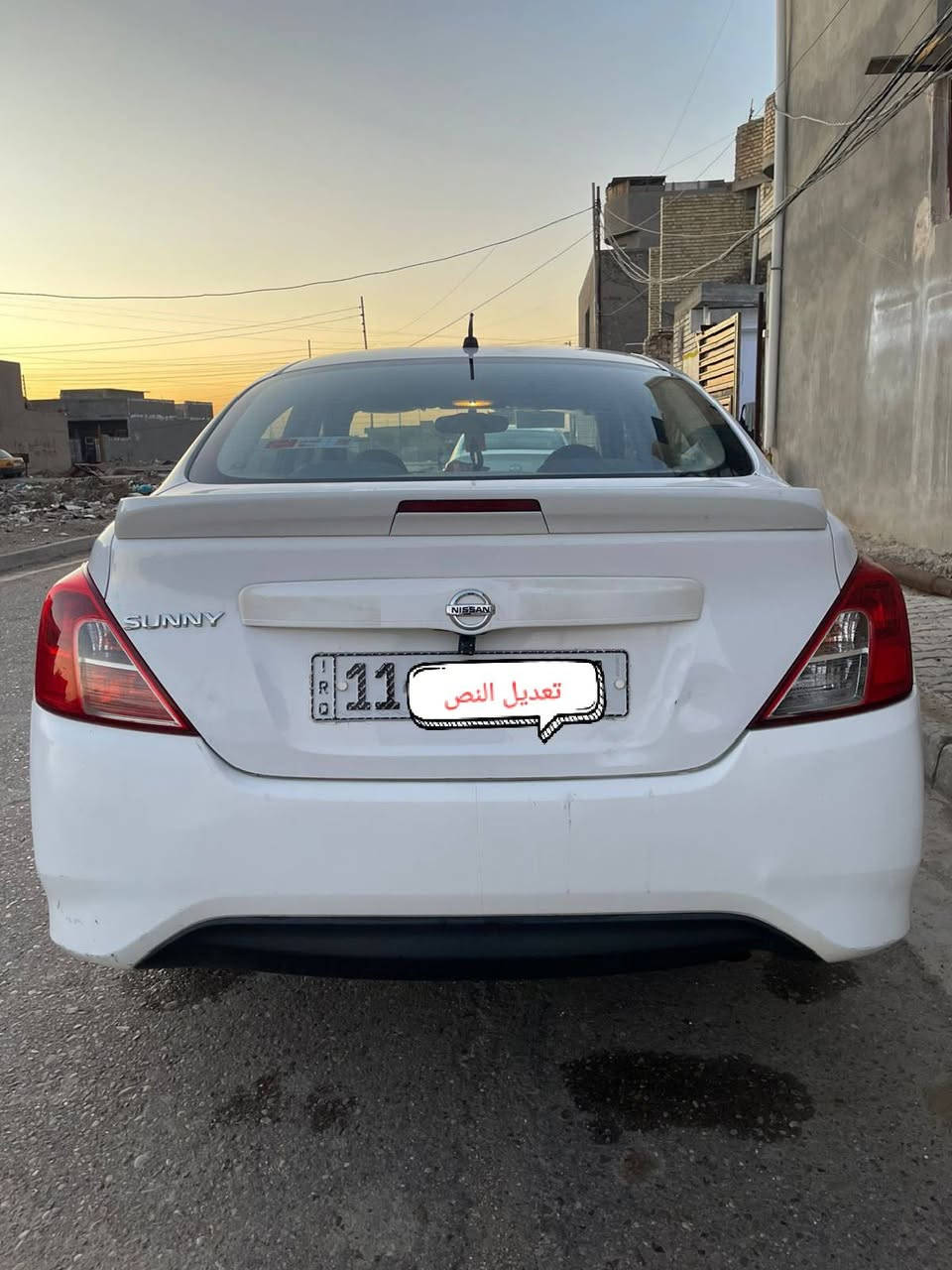 سني 2017 للبيع
مابيها ضربه بيها ملاحضات بسيطه 
تبريد شغال كير محرك مكفولات 
سياره نضيفه داخل وخارج 
مكاني بغداد السعر 93الاتصال ب***********
