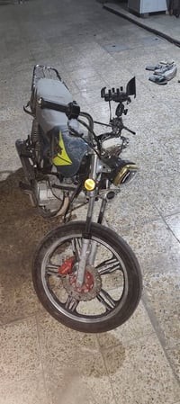 دراجة سونك 5 كير موديل 24 محرك 150 الدراجة شغالة بيهة كم شغل ناقصة الك...