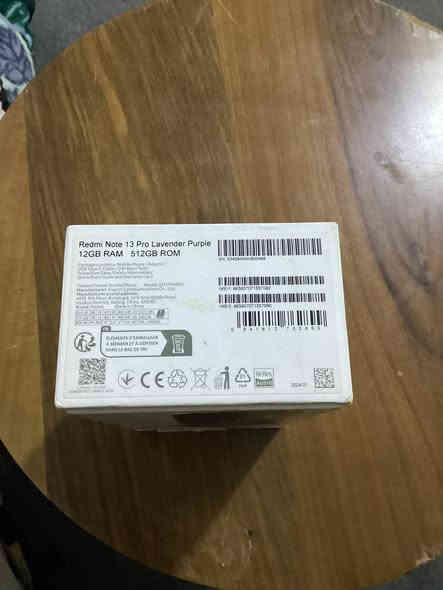 ريدمي نوت 13 برو 
سعر 250
غراض كامله 
ذاكره 512 
رام 12+12
كامره 200 ميكا 
شاشه بتردد 120 هرتز
بصمه مندمجه بلشاشه
سماعات ستريو 
بطاريه 5000 ملي 
شاحنه سريعه بقدره 67 واط 
مستخدم قليل
فقط فطر بل ضهر يجي ويا حافضه ولزكه
جهاز وكاله 
غراض كامله
للاستفسار
***********
موجود واتساب او الاتصال
