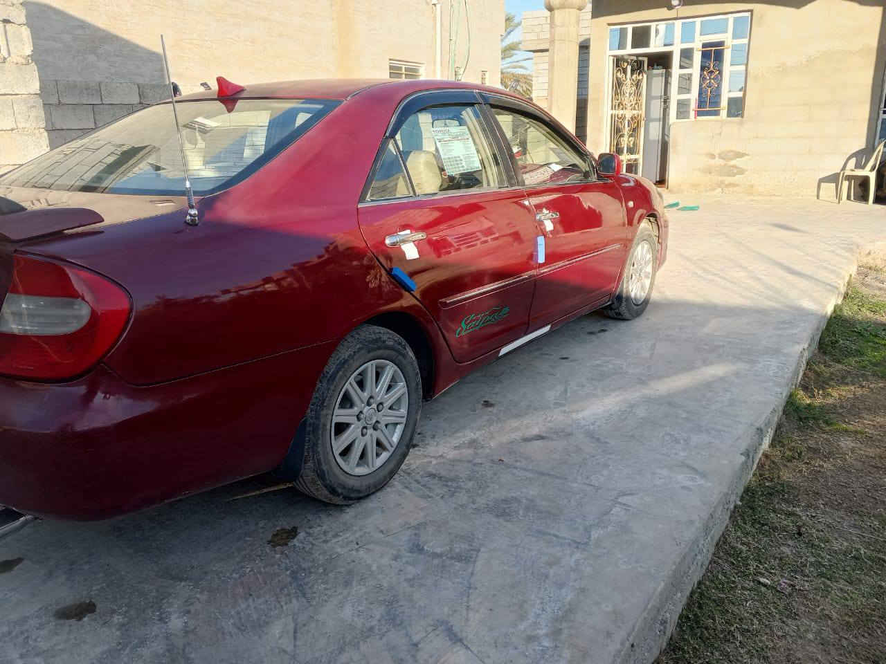 السلام عليكم كامري 2003 خليجي    محرك 4/ 2400/ كير ومحرك مكفولات رقم بغداد تحويل  سنويه جديده تخم تاير جديد صدر امامي خلفي جديد بيه صبغ احزام جماليه المكان صلاح الدين الضلوعيه اسعر 88 وبيه مجال الطيبين الاتصال ***********
