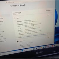 جاهز للألعاب الثقيلة والمونتاج لابتوب MSI Cyborg 15 الخارق أداء احتراف...