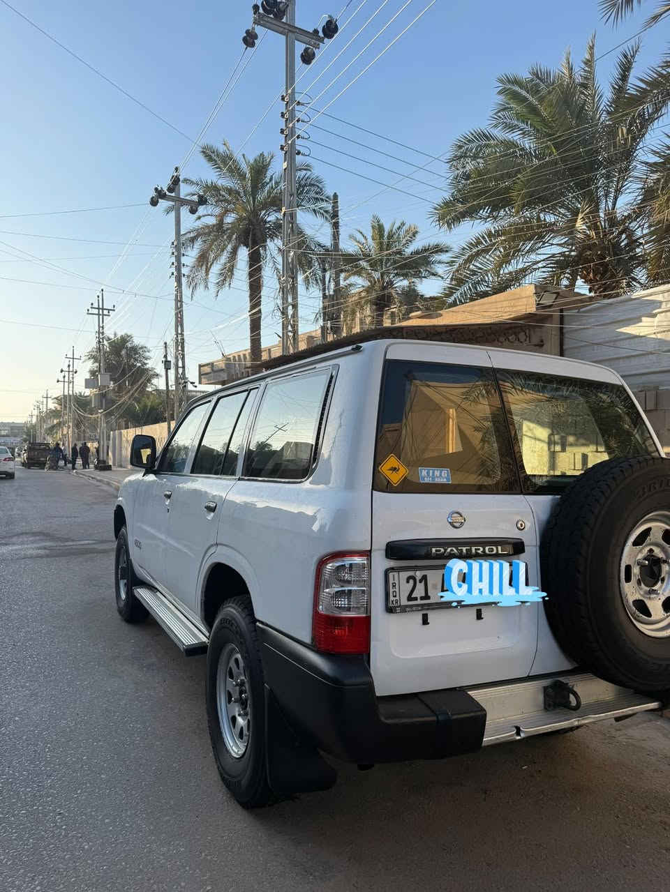 السلام عليكم 
نيسان باترول 2003 كهربائيات كله شغاله تحكم لايت شغال بانزين وغاز 120L بسمي سنويه لحد 2028 تخم تاير يابني جديد برجستون ربل بدي جديد عنبار بريك جديد عنبار كلج فوك وجوه جدد سلف جديد بور ستيرن جديد حداديه نضيفه ب125.


**إذا كنت صاحب هذا الإعلان وتريد حذفه لأي سبب، رجاءا أرسل رسالة إلى الدعم الفني**