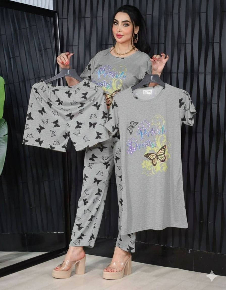 جديد وحصري ⚡️💥

☘️تراك  نسائي  4 قطع 

☘️الخامه فانيلة  درجه اولئ

☘️القياسات   L. XL. 2XL. 3XL. 

☘️سعر السيتين ب25 وتوصيل مجاني يعني 8 تراكات بسعر تراكين😍✨

للحجز واتساب (***********) 
 
او التواصل خاص
