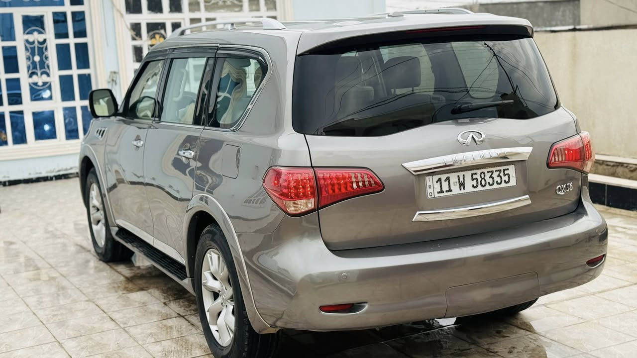 السلام عليكم 
انفنتي QX 56 موديل 2013
حجم_8سلندر_المرغوبه
فول_موصفات_اعلى_موصفات_VIP _
السيارة_كفالة_عامة_
كير_مكينه_حدادية__كهرباىيات_كلها_بشرط
جديدة_كلش_سيارة_نظافة  100‎%‎1000
‏المسافة_مقوطعه_ 50 mi
الموصفات_
بصمة• 
سلايد  •
كشن سايق كهرباىي 
 •سستم صوت كشن سكن كهرباىي
 •لد امامي لد خلفي 
كامرات360درجة •
3شاشات •
دبل اكسل 4X4•
تبريد كشنات
•حساس خلفي
 •مريات كهرباىية 
مريات اتو قلابة 
مريات ترحيب •
صاجات بلاك •
تحكم ستيرن•
منفذ 220•ثلاجة •
•مانع انزلاق •
7 راكب • 
صندوق كهرباىي •
ويل بلاك حجم جبير •
3 قطع تبريد مركزي  •
سياقة ذاتية
كشنات تدفى 
• مانع انحدار• 
دشبول ليزري 
• مريايه عاكسه •
•لايت كهربائية •
لايت زنون عالي ناصي بلوجكتر LEd •
•تبريد منفصل 
شاشة نظام قيادة زراك لايت 
• حساس امامي 
•ستتم نيكل كامل بلادي 
• سترين كهرباىي •
كشنات خزن 
رقم بغداد مشروع وطني بااسمي هزة وسنويه ورقم جديد 
العنوان ديالى بعقوبه 
رقم الهاتف *********** 
السعر 200 وبيها مجال للطيبين
