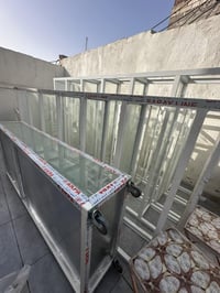 رفوف المنيوم درجة اولى ثقيل تركي شركة السلام كلفني 5 ملايين هسة رايده3...