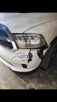 تصليح دعامية مع تطبيك بجم دوج رام مع الصبغ درجة اولى فايبر كلاس سنتر ب...