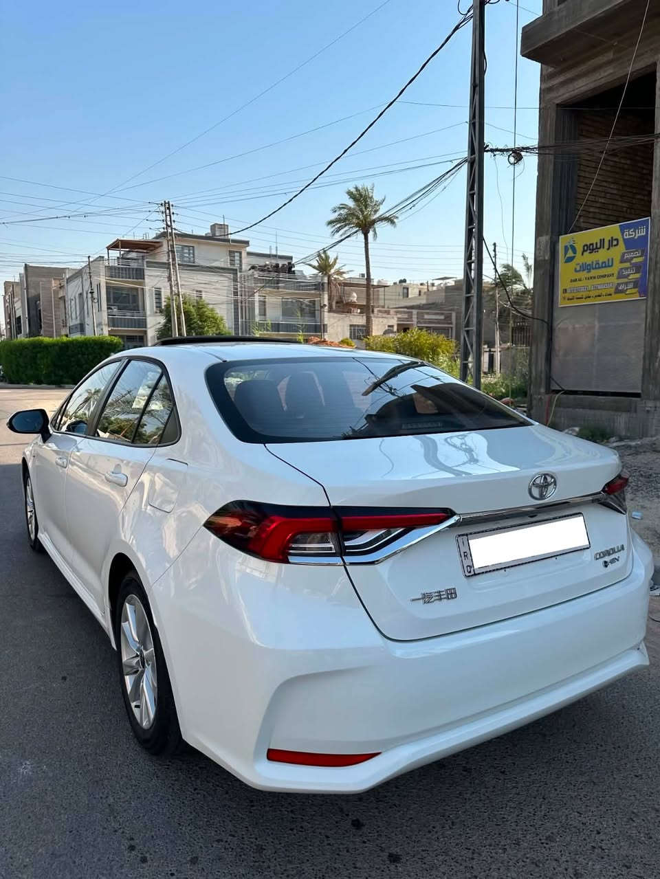 كورلا هايبرد 2025 شكل الخليجي فول مواصفات 
عداد المسافة 4 الاف بحالة الزيرو رقم بغداد بأسمي
📍الكرخ ***********
