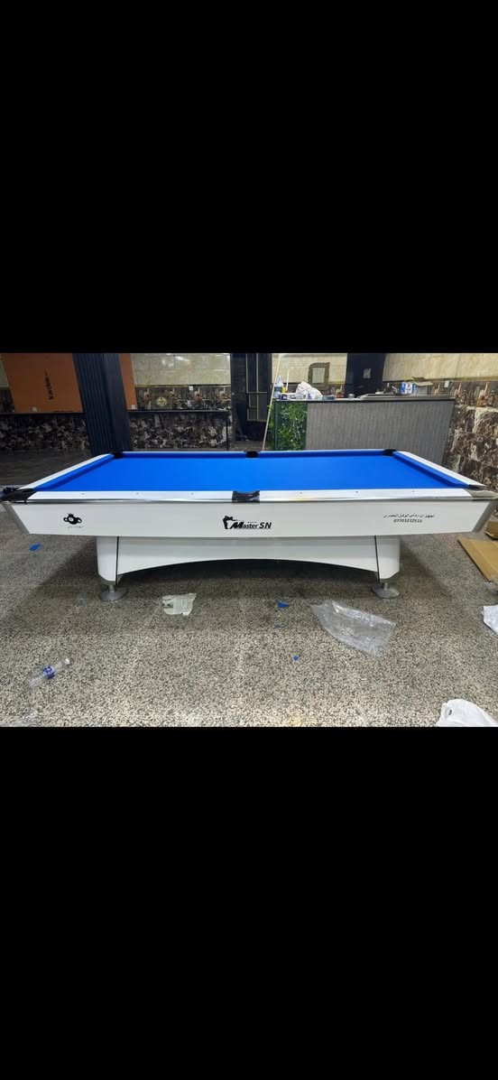 تم بعون الله وصول وجبه بلياردات مستخدمه نضافه ٨٠بالميه مع ضمان وملحقات جديده ويتوفر توصيل جميع محافظات العراق الاتصال ع ارقام التأليه 
***********
***********
ويتوفر واتساب
